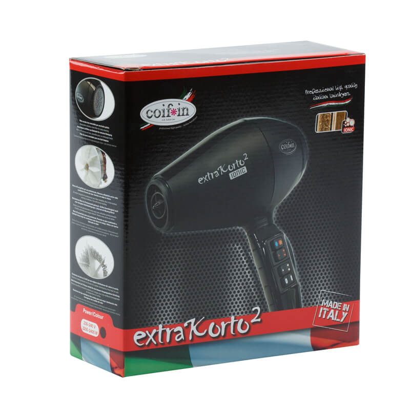 Італійський фен для волосся Coifin EK2R-ion Black